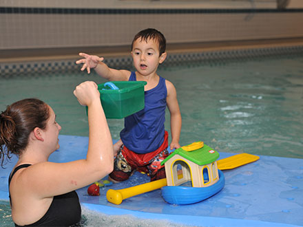 Child in Pool Therapy