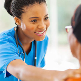 Nurse Comforting Patient