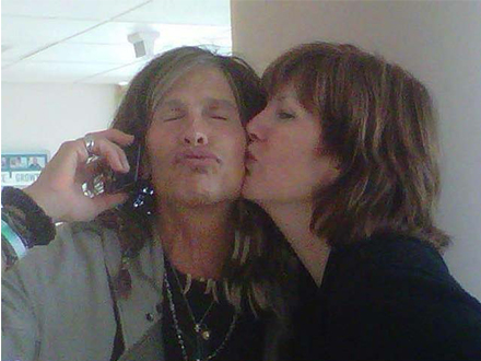 Karen and Steven Tyler