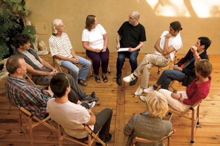 Support group meeting