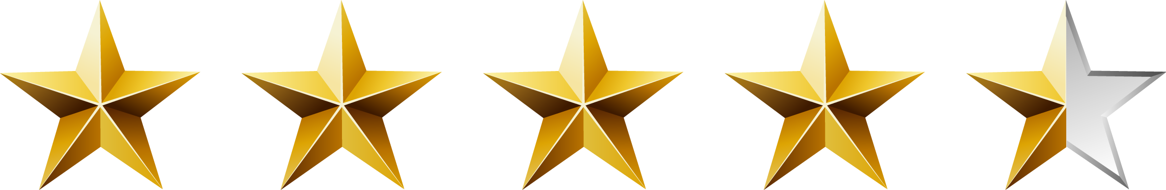 Image result for 4 and a half stars