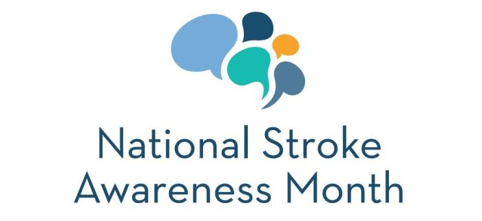 Stroke awareness month logo