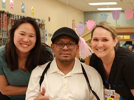 Patient with two therapists