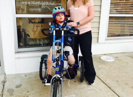 Sammy on his bike